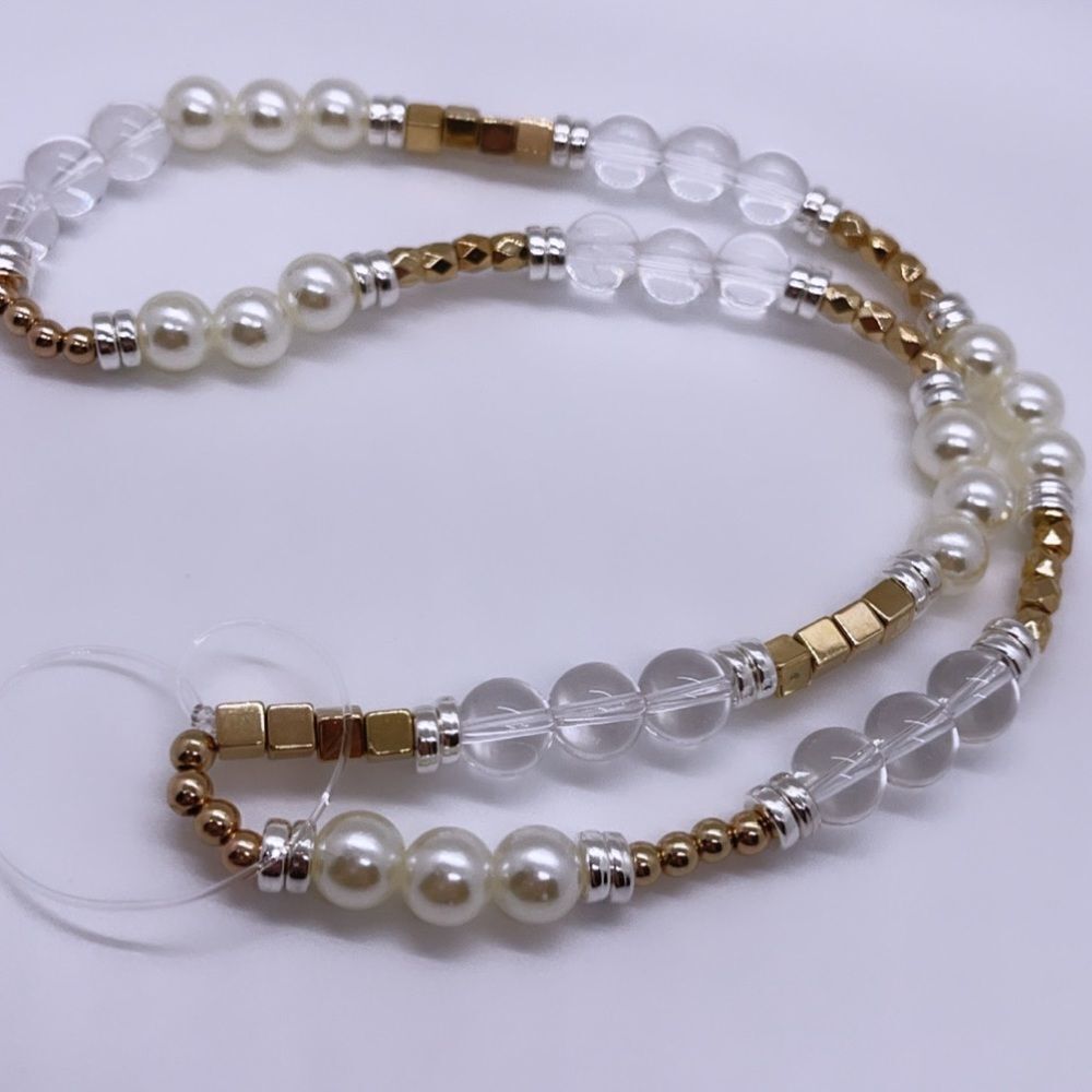 NWT Wool + Pepper Co. Beaded Phone Lanyard